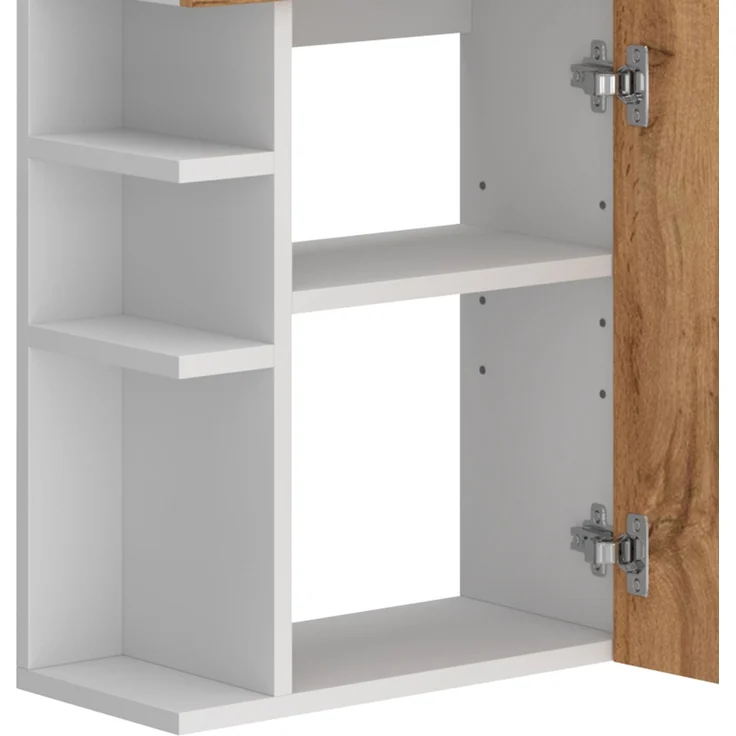 Waschbeckenunterschrank Amadeo Goldkraft Eiche 2 Teile, mit Waschbecken Vicco – Bild 6