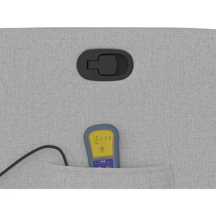 vidaXL Massagesessel Wolkengrau Stoff 4015541 – Bild 9