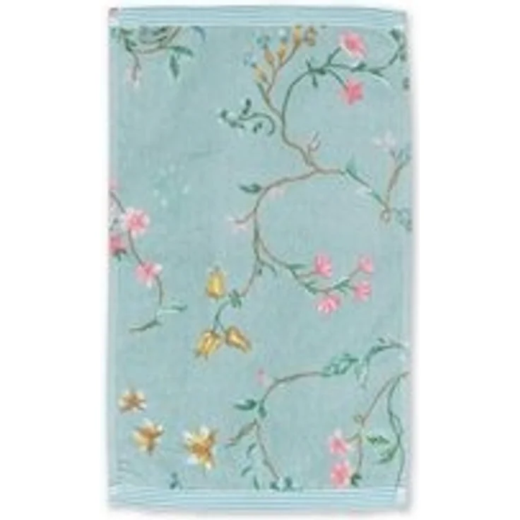 PiP Studio Gästehandtuch Les Fleurs Gästehandtuch blue 30x50cm (1 Stück), Baumwolle (217811) – Bild 4