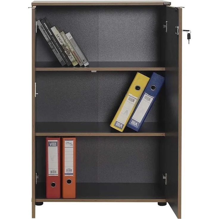Skye Decor 'Rkt-332-Ax-1' Bücherregal, Anthrazit, 72 x 109 x 34 cm – Bild 6