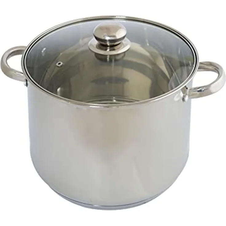 DESKI Großraumtopf 14 Ltr. Ø 28 cm mit Glasdeckel 613-401544