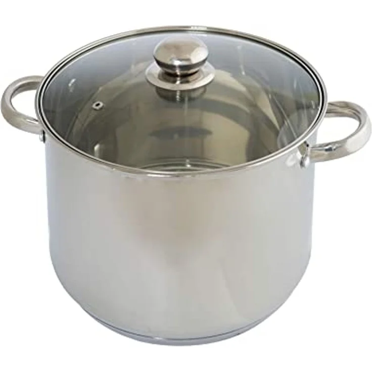 DESKI Großraumtopf 14 Ltr. Ø 28 cm mit Glasdeckel 613-401544 – Bild 1