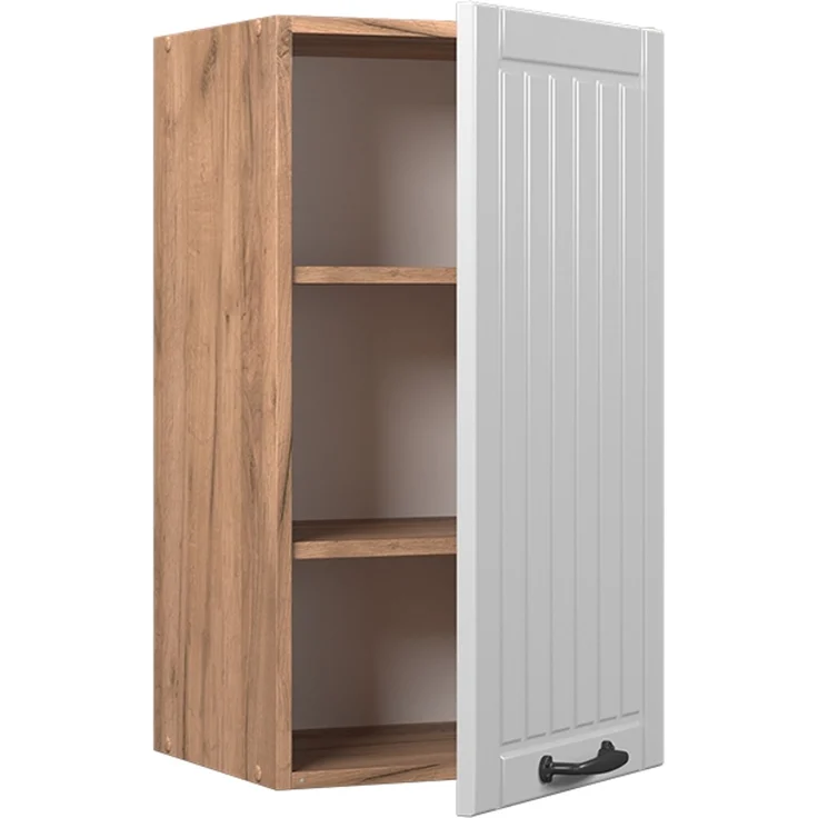 Hängeschrank Fame-Line Weiß Landhaus 40 cm Vicco – Bild 4