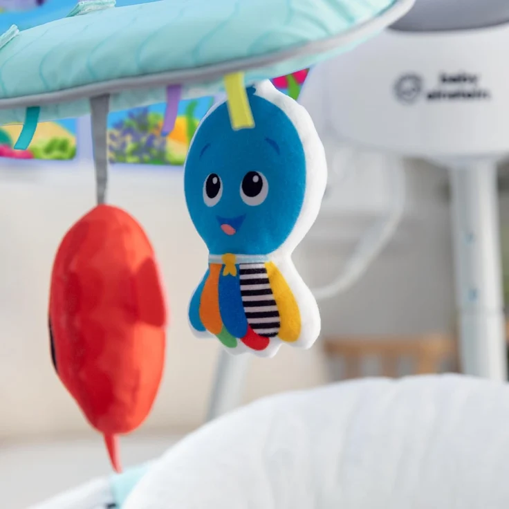 Baby Einstein Ocean Explorers Musikalische kompakte Babyschaukel, Vibrierend, Mehrere Richtungen, Grau, Unisex, 0-9 Monate – Bild 11