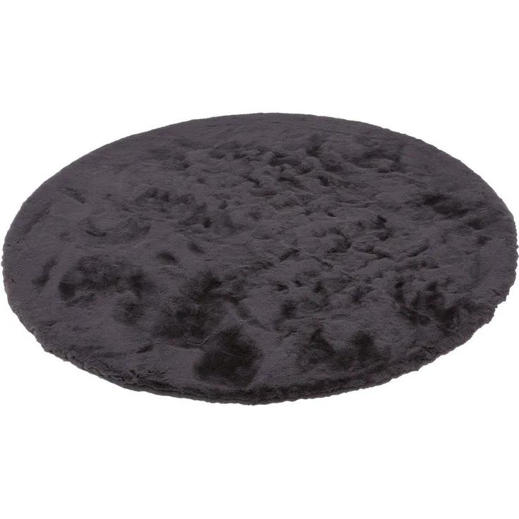 SCHÖNER WOHNEN-Kollektion Fellteppich Tender, rund, Höhe: 26 mm, besonders weich durch Microfaser, Kunstfell, waschbar, Wohnzimmer