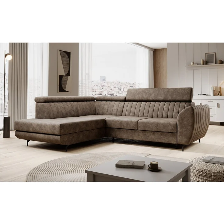 Muffo Ecksofa Spectre, mit Bettkasten, mit Schalffunktion – Bild 1