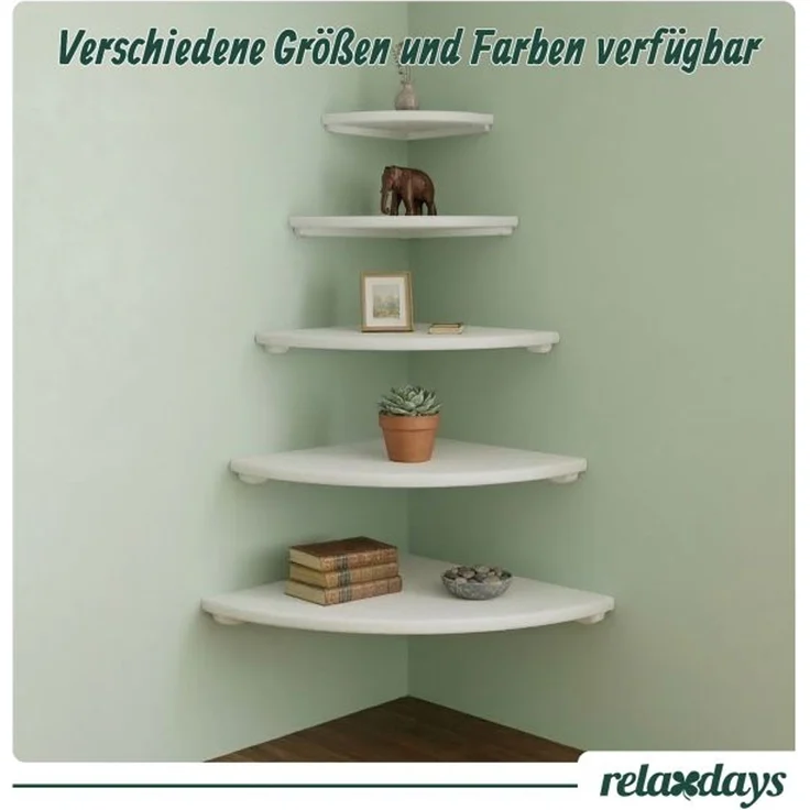 Eckregal Wand Walnussholz 10052717_8400 – Bild 6