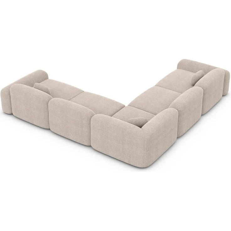 Sofa Dreams Ecksofa Stoff Eckcouch Polstersofa Luxus Eck Couch Barcelona L Form, Loungesofa – Bild 3