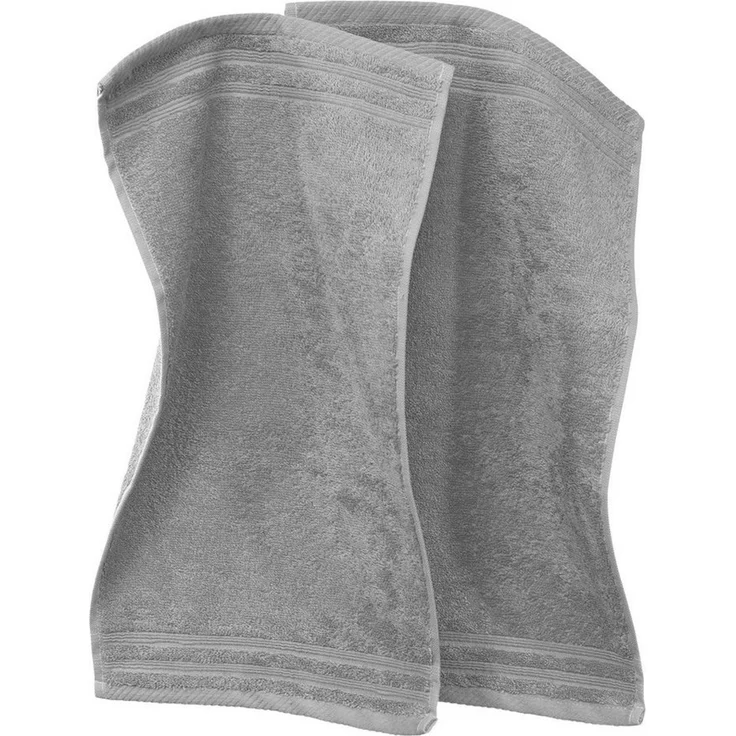 Erwin Müller Gästehandtuch Gästetuch "Heidelberg" 2er-Pack, Frottier (2-St), Walk-Frottier Uni – Bild 1