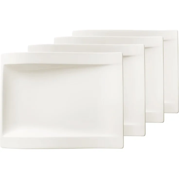 Villeroy & Boch NewWave Frühstücksteller 26 x 20 cm 4er Set