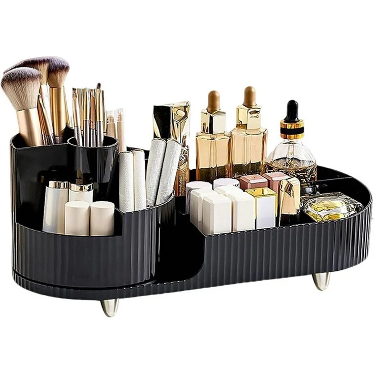 TUWENA Make-Up Organizer Kosmetik Make Up Organizer 360°Drehbarer Pinsel Organizer – Bild 1