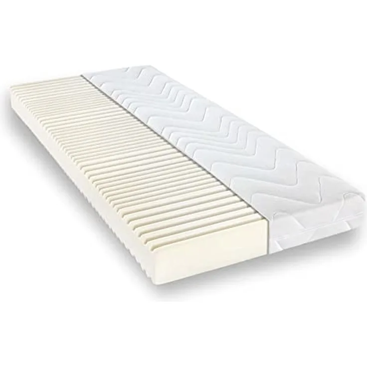 Komfortschaummatratze Sleepsy Maline 80x200 cm, 7-Zonen Matratze, Ergonomisch, Abnehmbarer waschbarer Bezug, Öko-Tex, Härtegrad H2 & H3 mittel bis fest