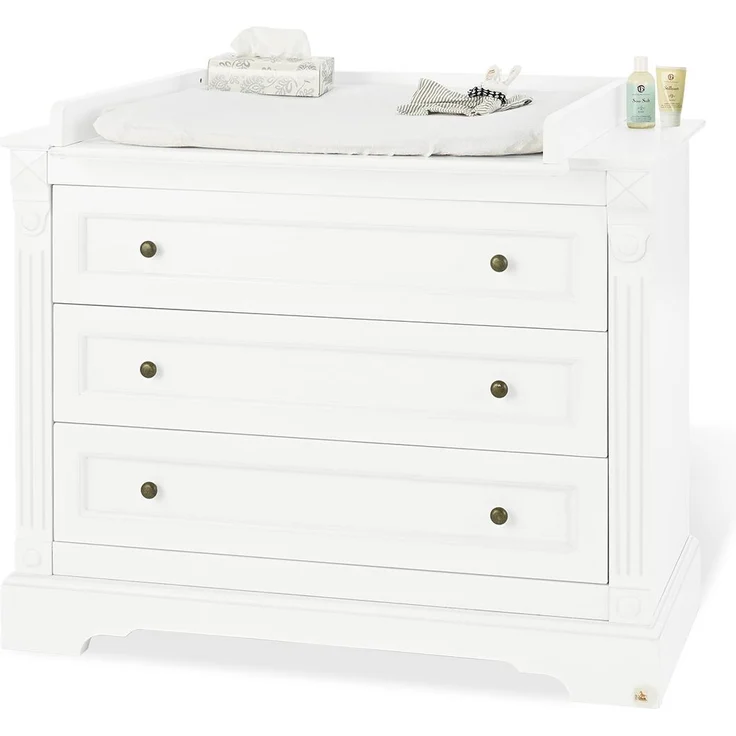 Pinolino 'Emilia' 3-tlg. Babyzimmer-Set weiß, 3-türig – Bild 2