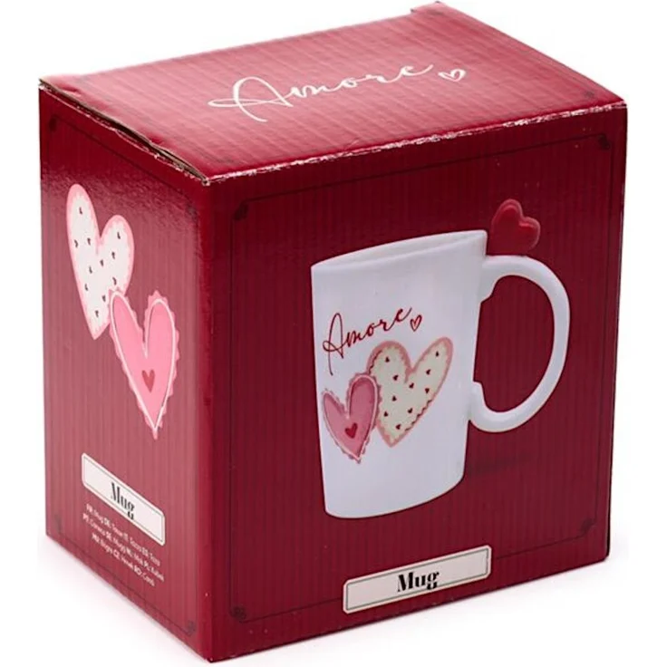 Puckator AMORE HERZEN Figurativer Keramikbecher 400 ml / Becher – Bild 4