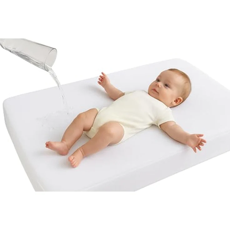 Dudu N Girlie Matratzenschoner, Frottee, 100% wasserdicht, 50 x 100 cm – Bild 1