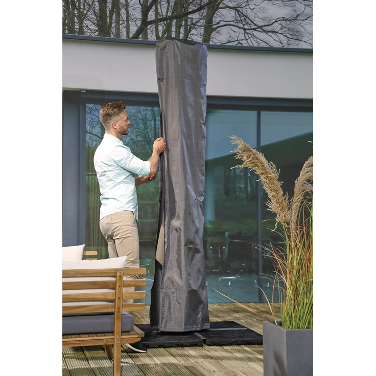Gardissimo 344448 XL Schutzhülle mit Stab für Sonnenschirme bis 450cm 250x64cm – Bild 9