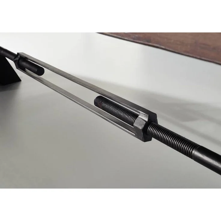 Bank Akazie 180x38x46 braun lackiert IRON LABEL #156 – Bild 7