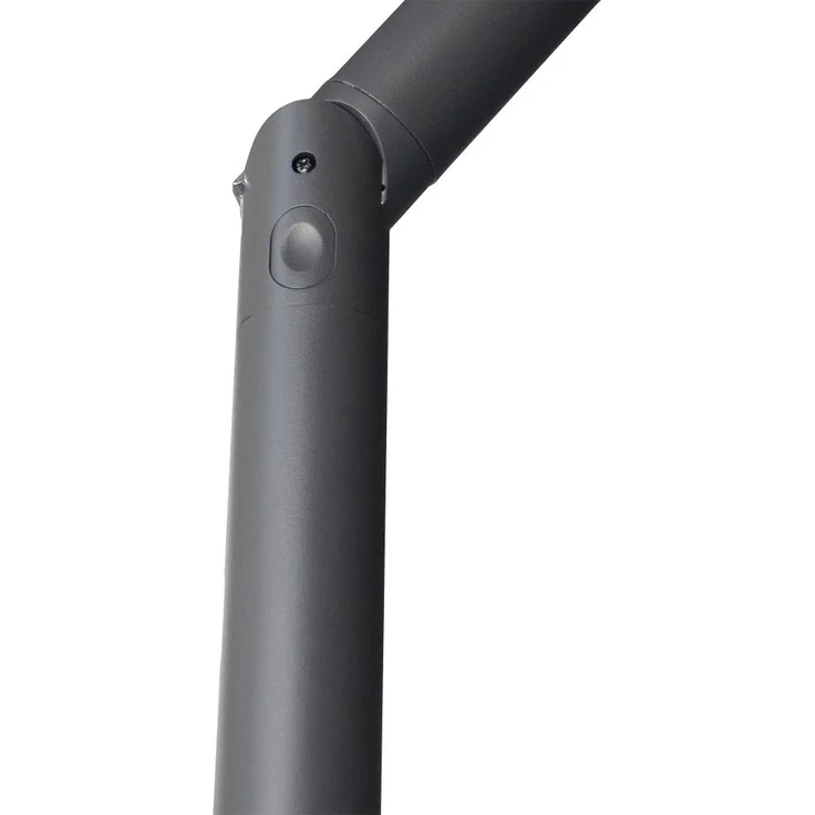 Primaster Sonnenschirm Kreta creme Ø 300 cm Marktschirm Kurbel neigbar UV-Schutz – Bild 7