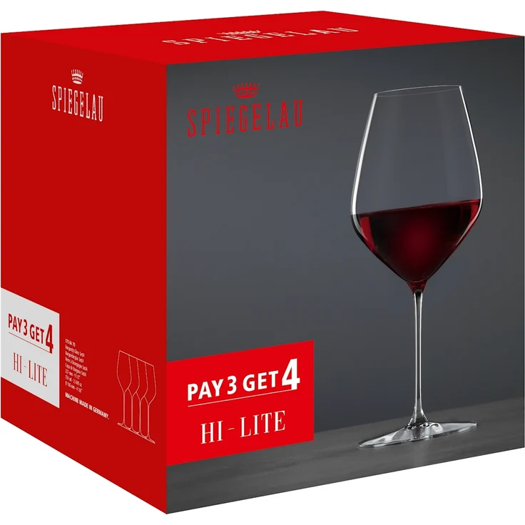 SPIEGELAU 1750470 HI-LITE Burgunderglas VORTEILSSET - KAUF 4 ZAHL 3 – Bild 6