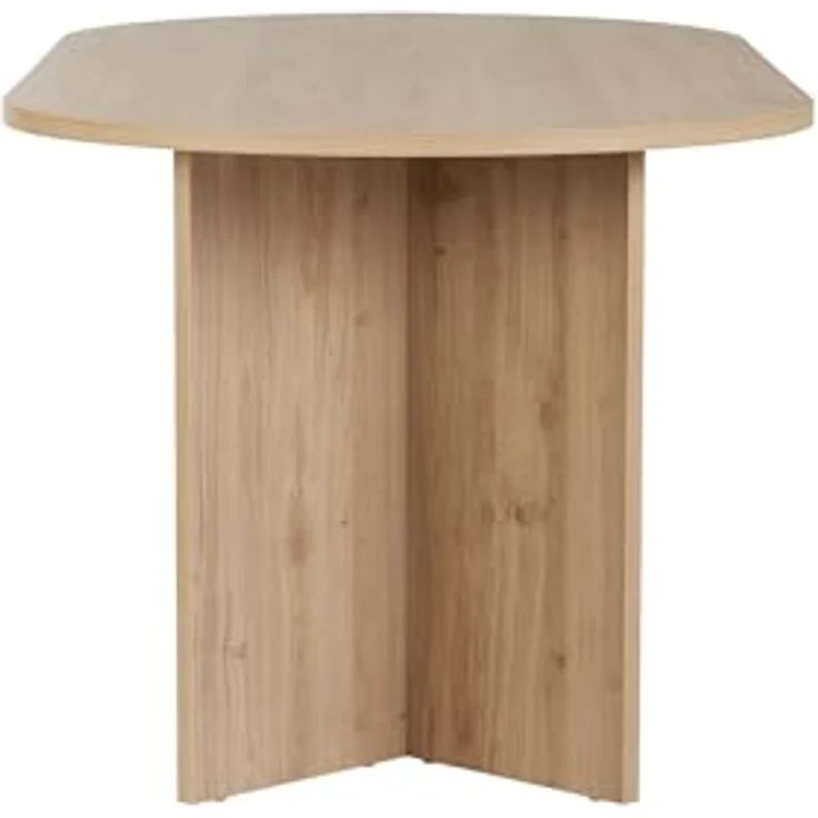 Skye Decor Esstisch Sablin (1-St, 1 Tisch), modernes Design, stabile 180 x 90, Oval Tischplatte – Bild 6
