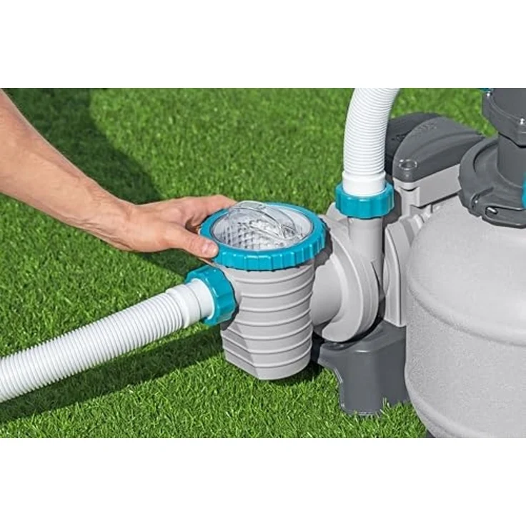 Bestway Sandfilteranlage 8327 l/h Pool Filter mit Timer 6-Wege Ventil – Bild 5