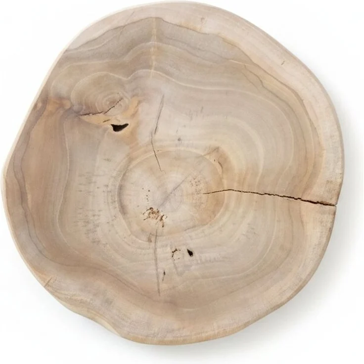 Teakholz Untersetzer PLATE Ø20-32cm – Bild 2