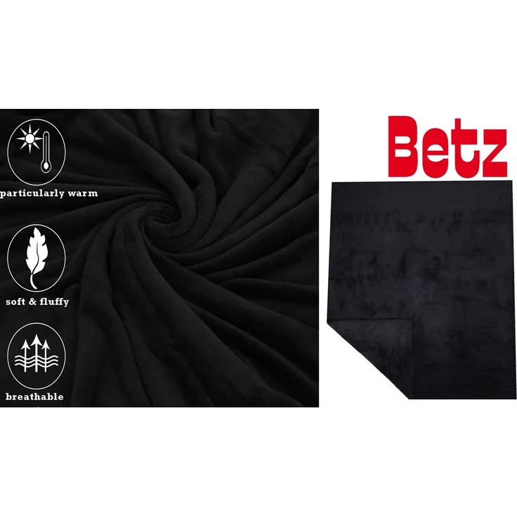 Wohndecke Kuscheldecke Fleecedecke Teddy XXL 150x200 cm, Betz, Sofadecke Decke Couch – Bild 3