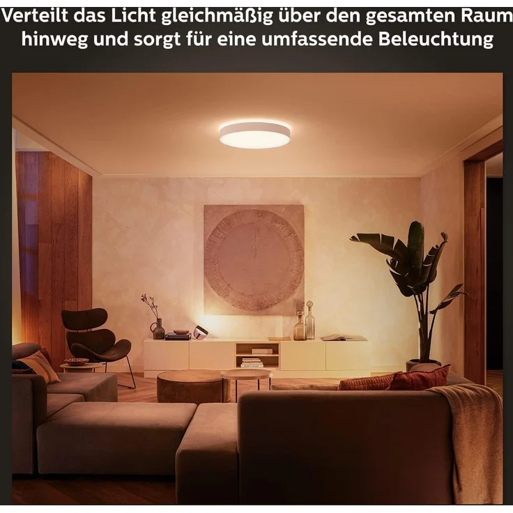 Philips Hue Enrave, extra große Deckenleuchte (Weiß) – Bild 6