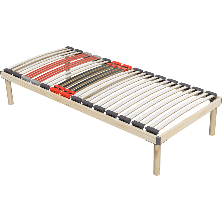 Hochwertiges Bettgestell DORADO 70x200 cm Massivholz Buche mit Lattenrost