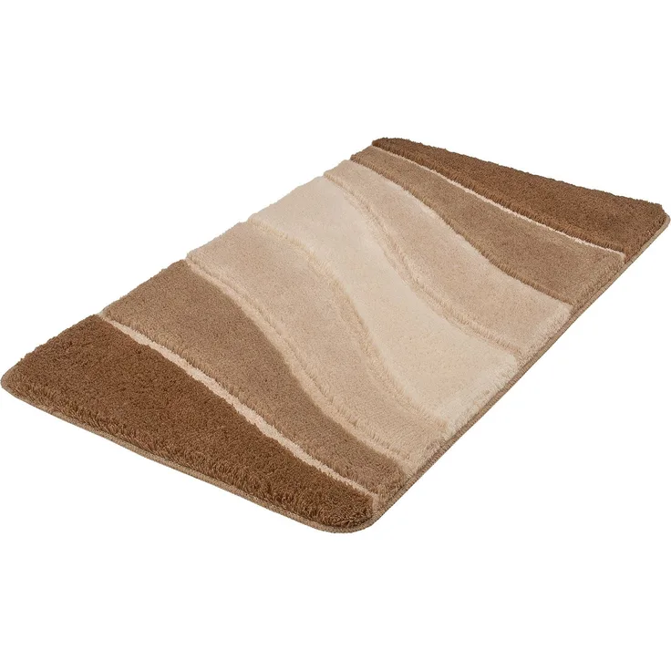 Badteppich Ocean 80 x 150 cm, Polyacryl, Braun, 150 x 2 x 80 cm