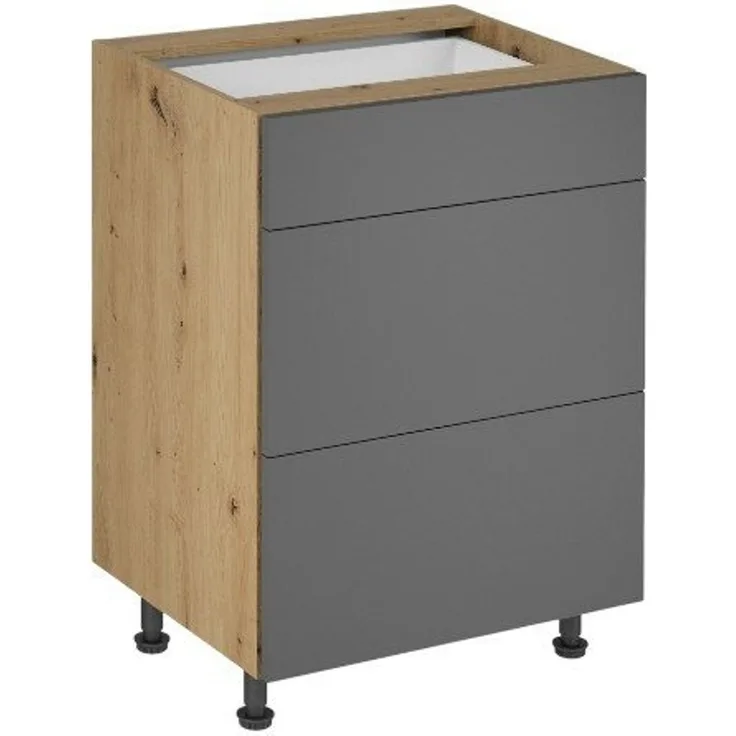ROYAL24_MARKT Unterschrank - Komfortabler Unterschrank für einfache Organisation (Unterschrank, 1-St, Nexa - D60S3) Hochwertig - Modern - Exklusiv.