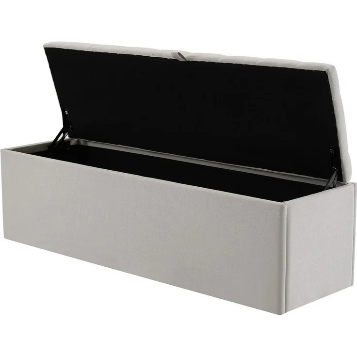 BlingBin Bettbank Polsterbank mit Stauraum und Deckel auch als Garderobenbank geeignet (1er Set, 1-St, 1pcs), Truhenbank, Aufbewahrungsbank für Wohnzimmer, Schlafzimmer – Bild 2