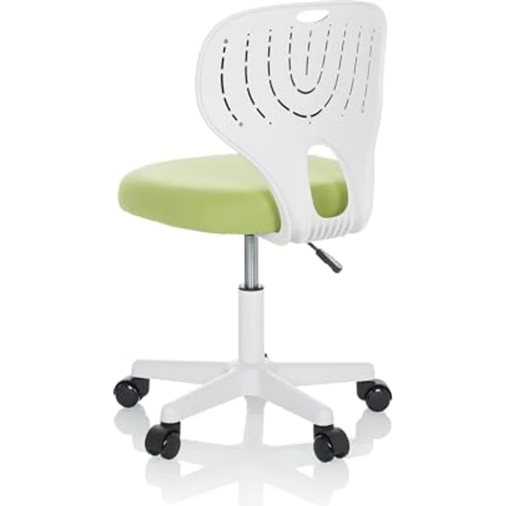 hjh OFFICE Kinder Schreibtischstuhl KIDDY TOP W Kinderbürostuhl Stoff Drehstuhl, mitwachsend, Grün, 736427 – Bild 9
