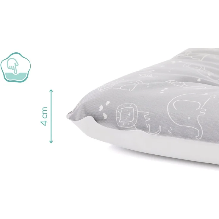 Fillikid Wickelauflage Softy, Safari grau, Made in Europe – Bild 3
