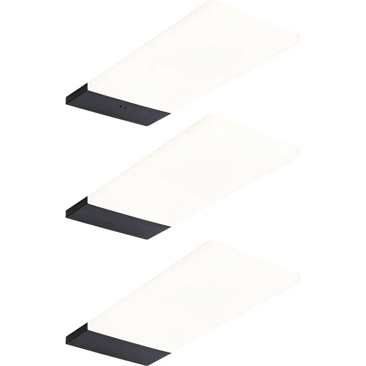 Paulmann LED Unterbauleuchte Bredo schwarz warmweiß 3er Set – Bild 9