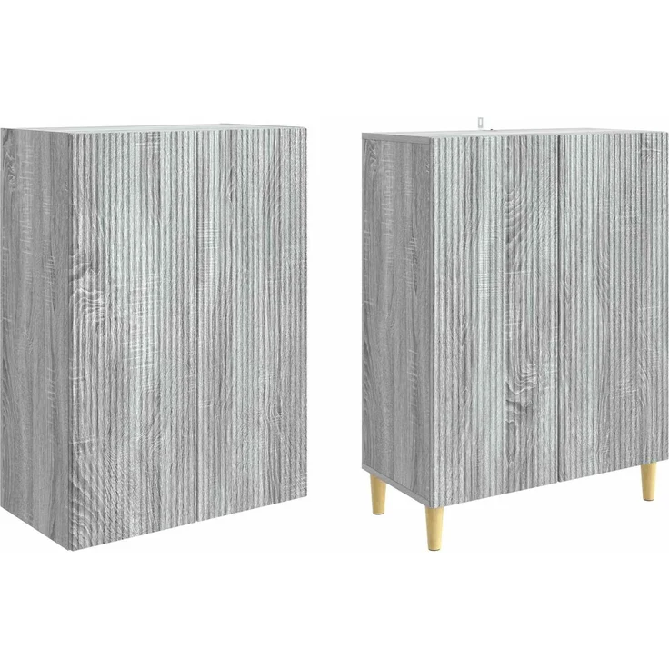vidaXL Schrankset 2 stk. Sonoma-Grau Holzwerkstoff 3416544 – Bild 4