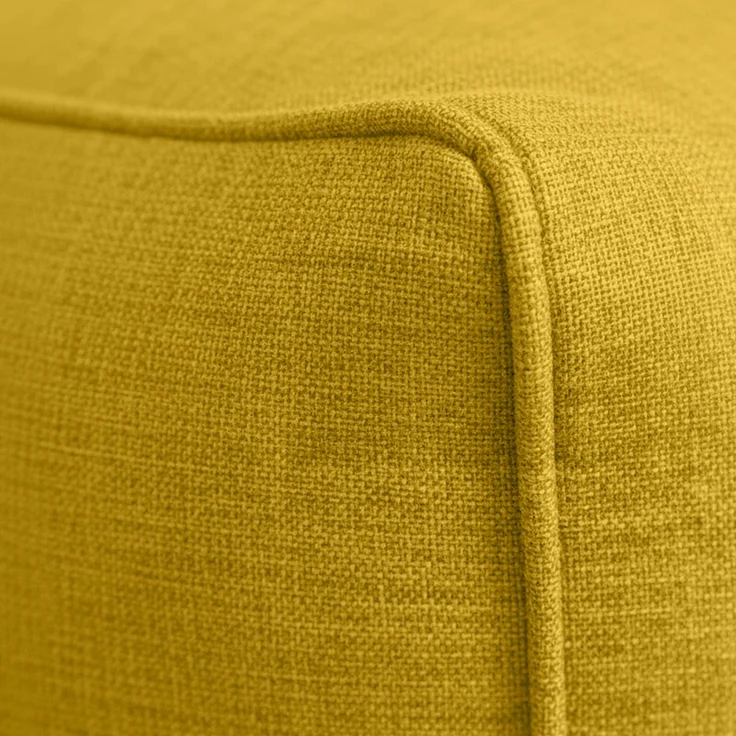 Green Bean® Indoor Sitzhocker Pouf 70x33x28cm EPS-Perlen Füllung -Home Linen Kuschelig Weich Waschbar - Drinnen Bodenkissen Liegekissen Sitzkissen Sitzhocker Sessel Kinder Erwachsene Stoff Gelb – Bild 7