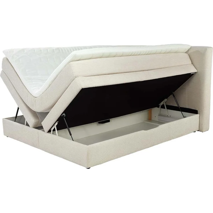 Jockenhöfer Gruppe Boxspringbett Amy, mit Bettkasten und Kaltschaum-Topper, erhältlich in 140 & 180cm Breite – Bild 2