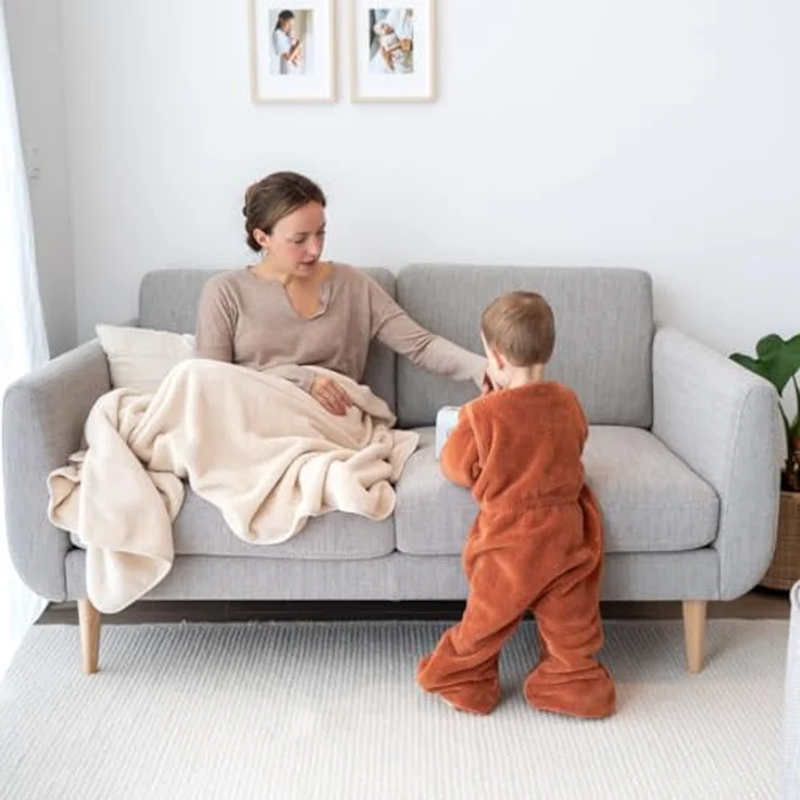 BEMINI Schlafsack 24-36 Monate Softy tog 2.5 Noisette – Bild 4