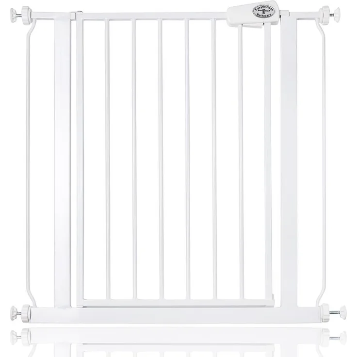 Bettacare Easy Fit Sicherheitsschutzgitter, 75cm - 83cm, Weiß, Treppenschutzgitter mit Druckmontage, Sicherheitsbarriere, Einfache Installation