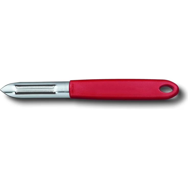Victorinox Sparschäler, Zweischneidig, Edelstahl, Spülmaschinengeeignet, schwarz