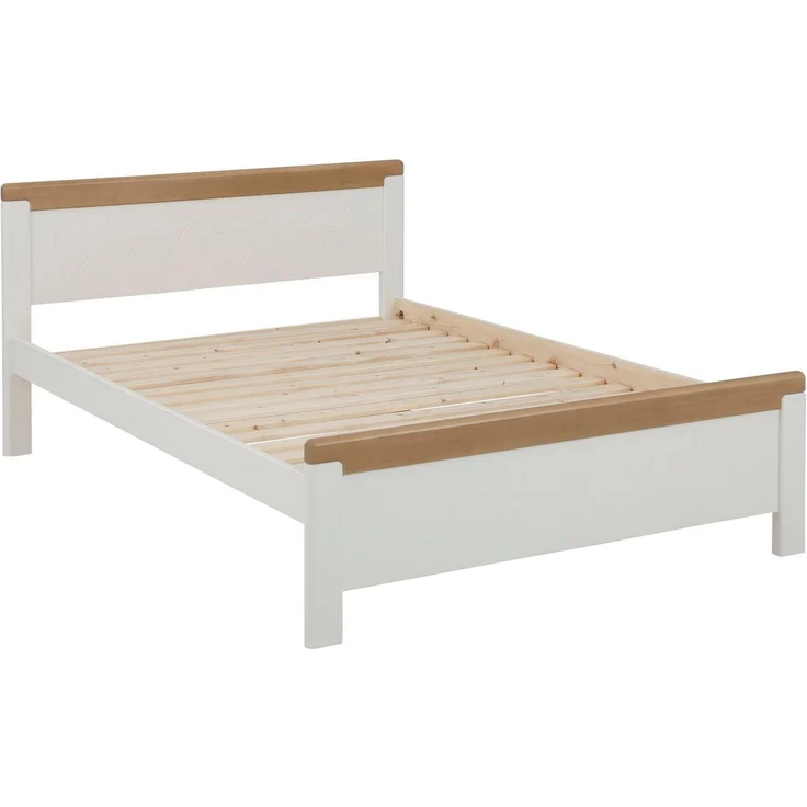 Home affaire Holzbett "CARITA", zertifiziertes Massivholz, im klassischen Landhausstil – Bild 2