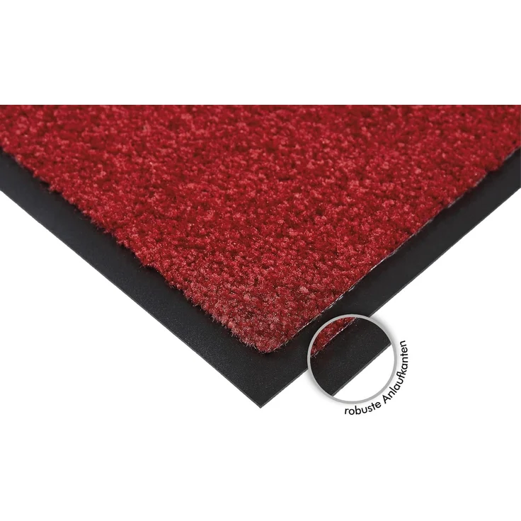 Andiamo 'Super Wash & Clean' Fußmatte, Made in Belgium, rechteckig, Höhe: 7 mm, rutschhemmend, waschbar, Rot, 60 x 90 cm – Bild 4