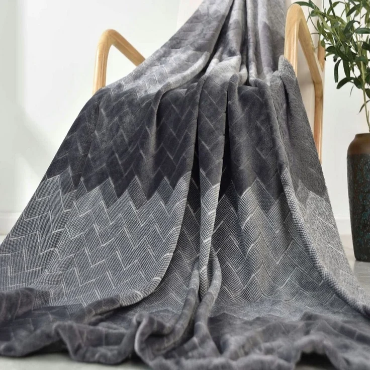 Wohndecke, Gardinenbox, Kuscheldecke Püschdecke Superweich – Bild 1