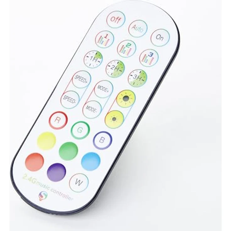 BreLight LED Tischleuchte Neele, Farbwechsel, LED fest integriert, RGB, 50 cm, IC RGB, Musiksensor, dimmbar – Bild 5