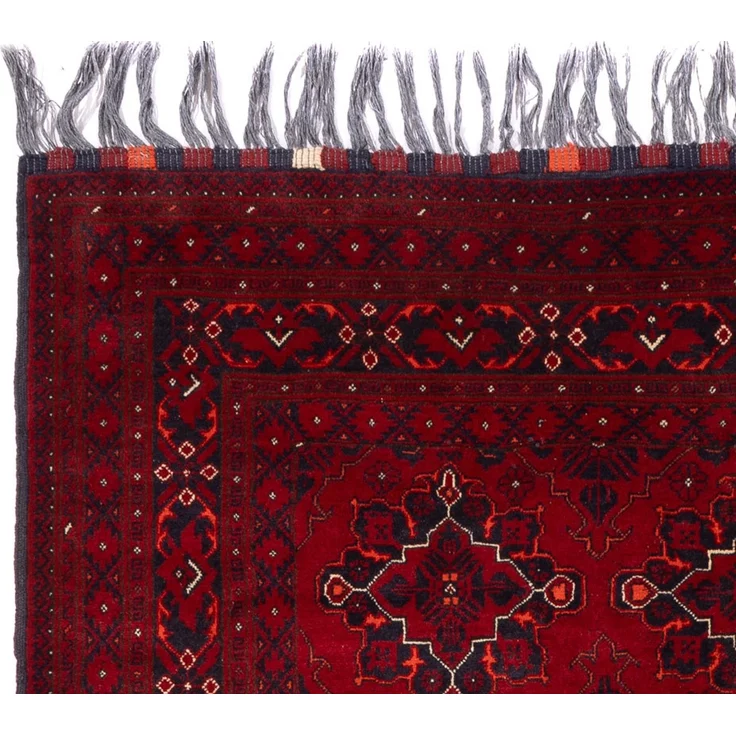 Afghan Teppich - Buchara - 293x194 cm - rot – Bild 3