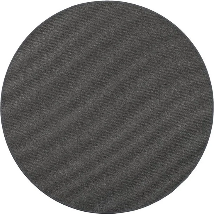 Snapstyle Designteppich Bentzon Natur Flachgewebe Teppich Rund, Rund, Höhe: 5 mm – Bild 4