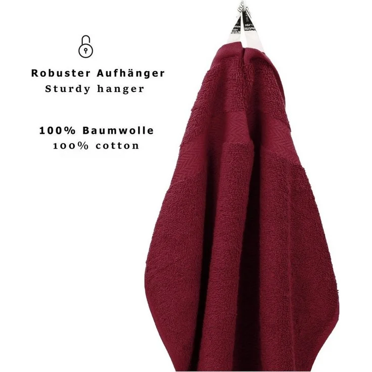 Betz Handtücher 8 Stück Premium 50x100 cm Handtuch-Set, 100% Baumwolle (Set) – Bild 2