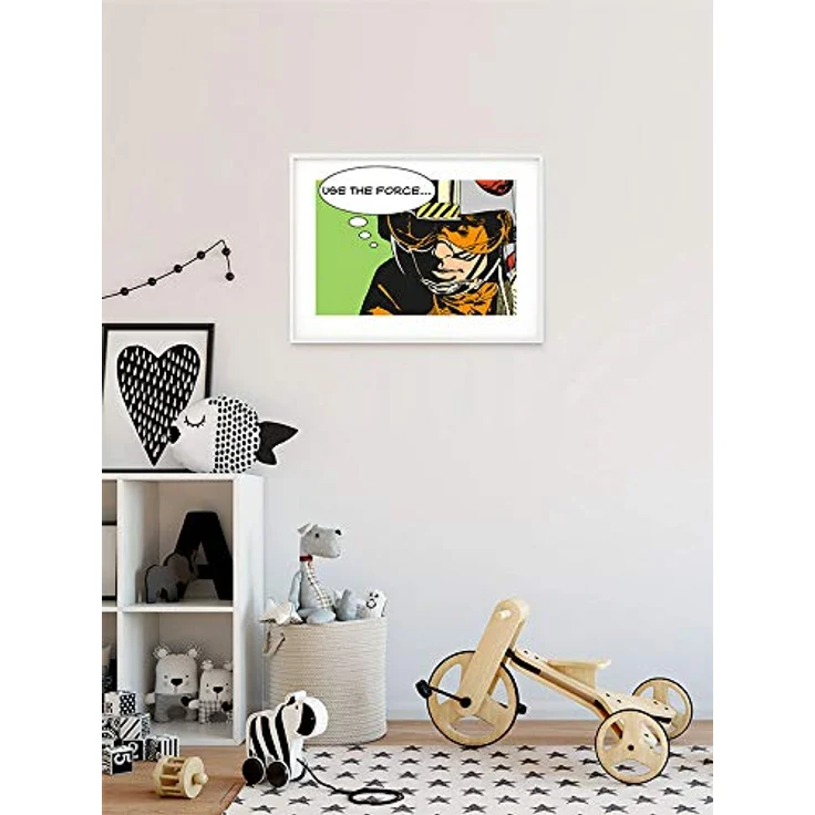 Komar Wandbild | Star Wars Classic Comic Quote Luke Skywalker | Hochwertiger Kunstdruck, 70 x 50 cm, ohne Rahmen, fotorealistisches Design, Deutsches Premium-Poster Fotopapier – Bild 3