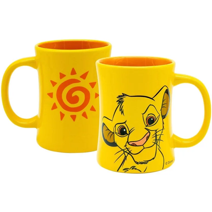 Geda Labels GmbH Tasse Disney Der König der Löwen 3D Relief Tasse Simba 360 ml